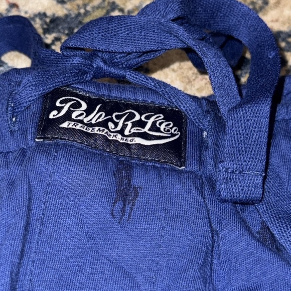 POLO Ralph Lauren Logo Sleepwear Drawstring Bottoms/Pajamas/PJs/Pants Blue XL - Picture 8 of 11